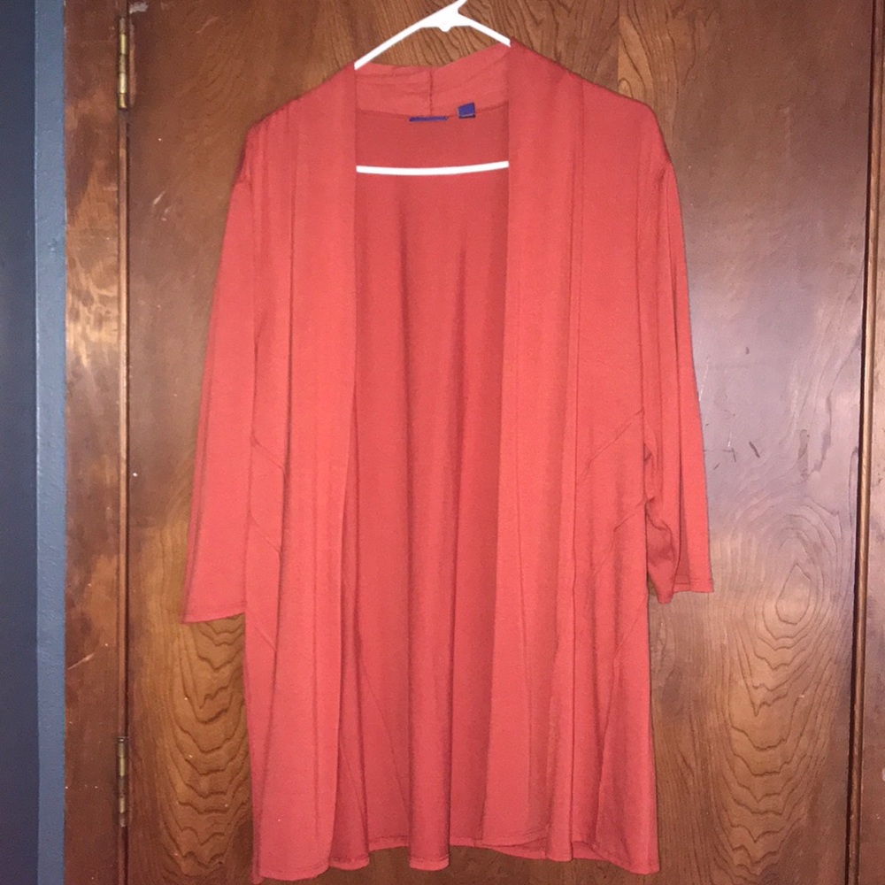 Orange Cardigan